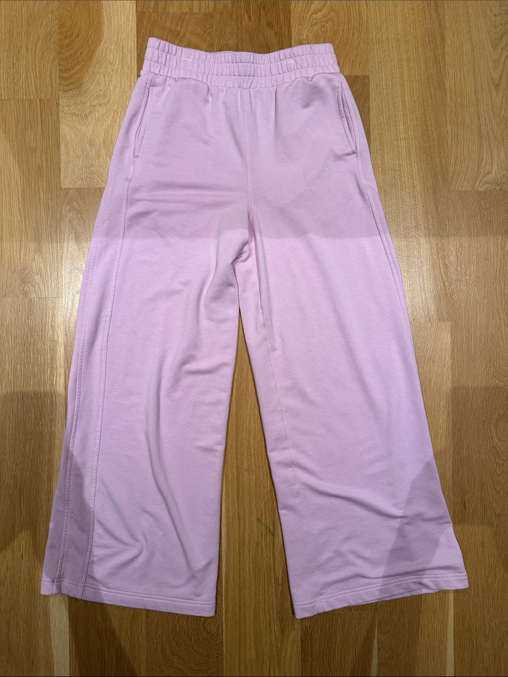 Zella Girls' Light Pink Wide-Leg Sweatpants